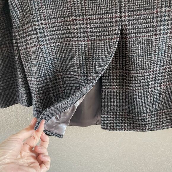 HILDRETH & HERRICKS Sport Cost Men’s 40 Grey Houndstooth Wool Blazer Jacket - Picture 6 of 16